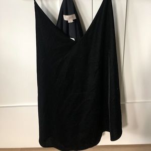 BNWT Black velvet cami